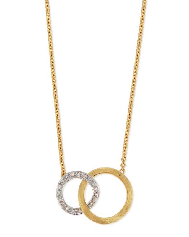 Jaipur 18K Pave Diamond Link Necklace